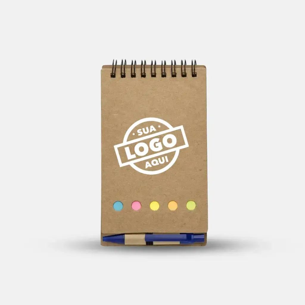 Bloco com Mini Caneta 8x15cm (Azul).webp