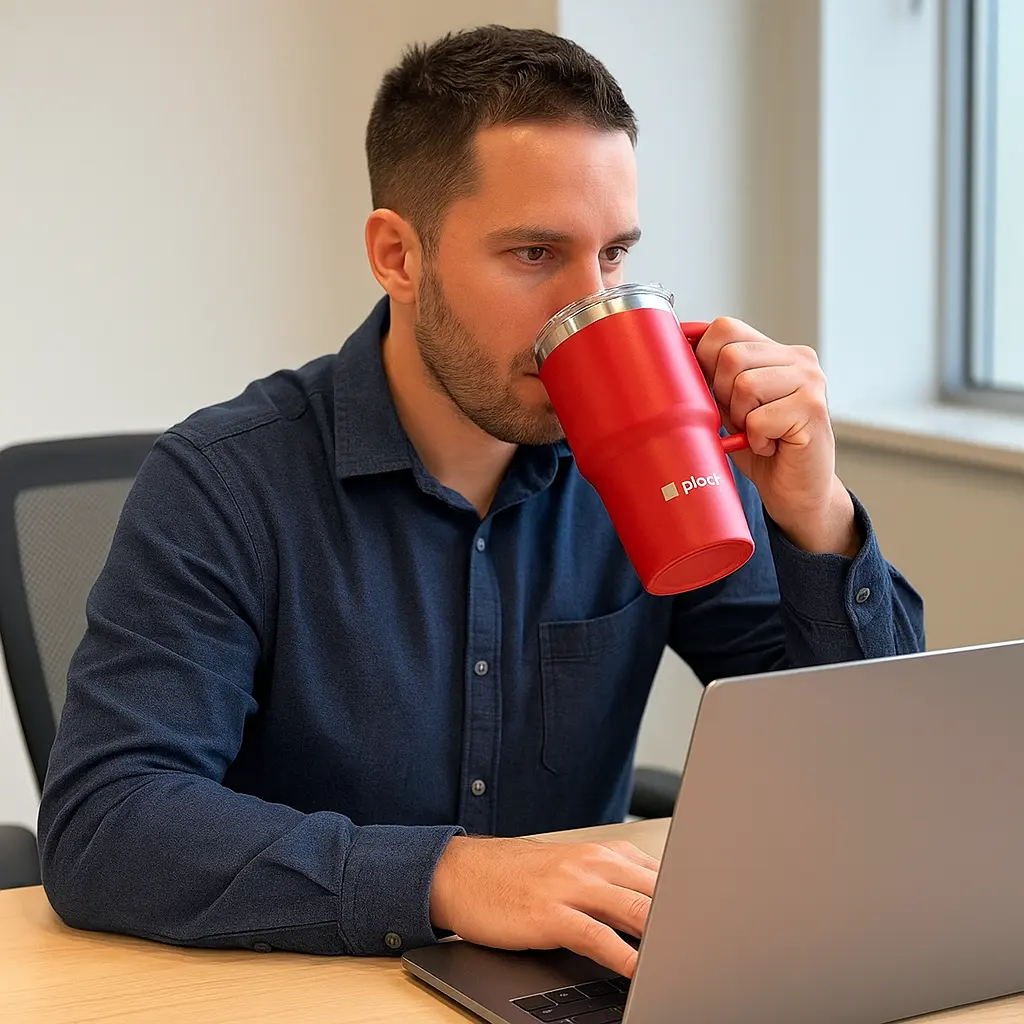 20250709_1116_Red Thermal Mug_remix_01jzqrkx82fsrbvemcs28hqm7m.webp