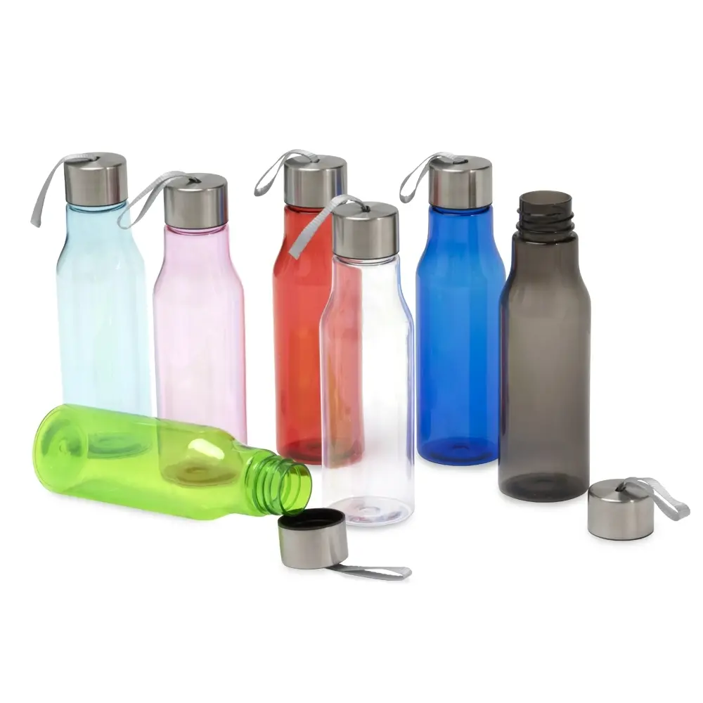 Squeeze Alumínio 600ml com Alça Plástica