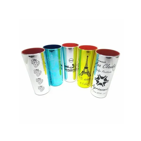 Copo Long Drink Metalizado 350 ml