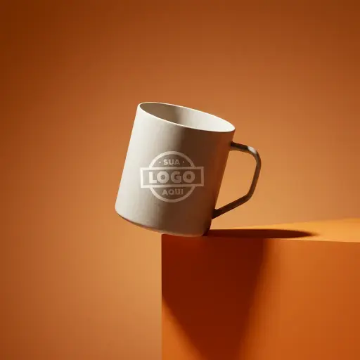 Caneca fibra de arroz 400ml